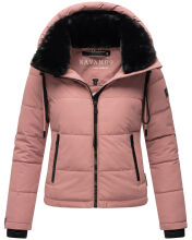 Navahoo Mit Liebe XIV Damen Winter Steppjacke Dark Rose Größe XS - Gr. 34