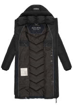 Navahoo Sahnekatzi XIV Damen Wintermantel Schwarz Größe L - Gr. 40