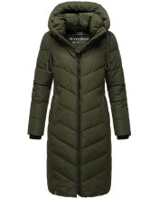 Navahoo Sahnekatzi XIV ladies winter coat Dark Olive Größe M - Gr. 38