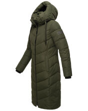 Navahoo Sahnekatzi XIV ladies winter coat Dark Olive Größe M - Gr. 38
