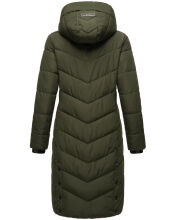 Navahoo Sahnekatzi XIV ladies winter coat Dark Olive Größe M - Gr. 38