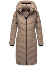 Navahoo Sahnekatzi XIV ladies winter coat Taupe Grey Größe XS - Gr. 34