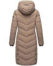 Navahoo Sahnekatzi XIV Damen Wintermantel Taupe Grey Größe L - Gr. 40