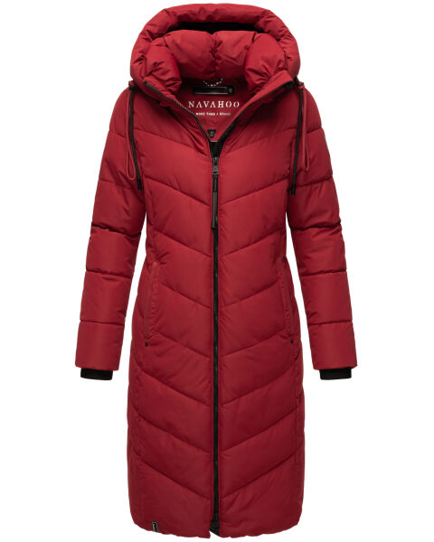Navahoo Sahnekatzi XIV Damen Wintermantel Dark Red Größe M - Gr. 38