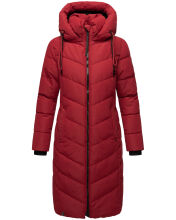 Navahoo Sahnekatzi XIV Damen Wintermantel Dark Red Größe M - Gr. 38