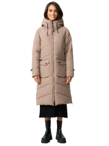 Marikoo Tomomii XVI Damen Winterjacke Taupe Grey Größe S - Gr. 36