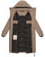 Marikoo Tomomii XVI Damen Winterjacke Taupe Grey Größe XL - Gr. 42