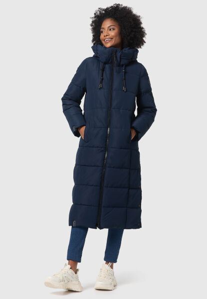 Marikoo Nadeshikoo XVI Damen Winter Steppjacke Navy Größe XS - Gr. 34