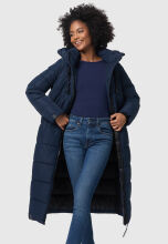 Marikoo Nadeshikoo XVI Damen Winter Steppjacke Navy Größe XXL - Gr. 44
