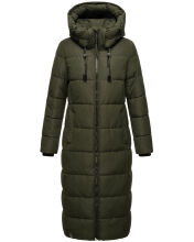 Marikoo Nadeshikoo XVI Damen Winter Steppjacke Dark Olive Größe S - Gr. 36