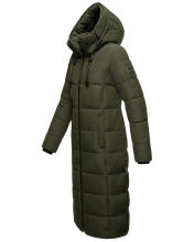 Marikoo Nadeshikoo XVI Damen Winter Steppjacke Dark Olive Größe S - Gr. 36