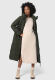 Marikoo Nadeshikoo XVI Damen Winter Steppjacke Dark Olive Größe S - Gr. 36