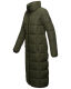 Marikoo Nadeshikoo XVI Damen Winter Steppjacke Dark Olive Größe XL - Gr. 42