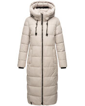 Marikoo Nadeshikoo XVI Damen Winter Steppjacke Light Grey Größe XXL - Gr. 44