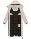 Marikoo Nadeshikoo XVI Damen Winter Steppjacke Light Grey Größe XXL - Gr. 44