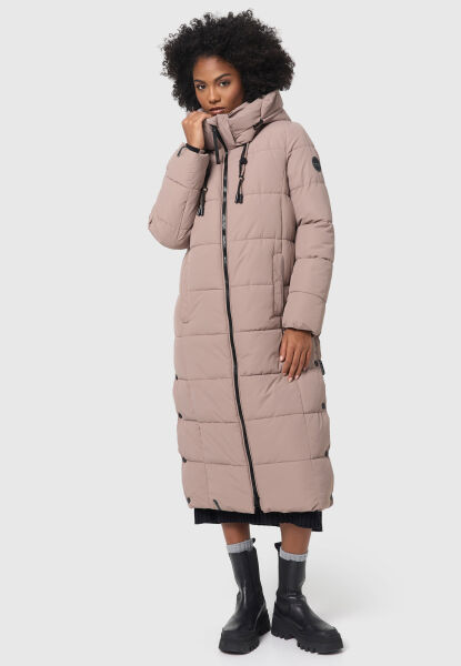 Marikoo Nadeshikoo XVI ladies winter quilted jacket Taupe Grey Größe S - Gr. 36