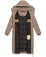 Marikoo Nadeshikoo XVI ladies winter quilted jacket Taupe Grey Größe S - Gr. 36