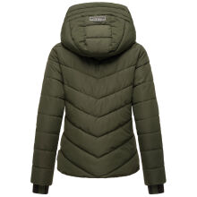 Marikoo Samuiaa XVI Damen Steppjacke Dark Olive Größe XL - Gr. 42