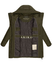 Marikoo Karumikoo XVI Damen Winterjacke Dark Olive Größe L - Gr. 40