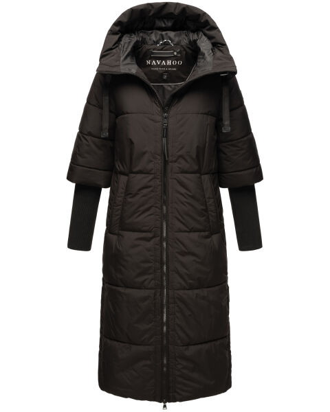 Navahoo Ciao Miau XIV ladies winter jacket Schwarz Größe L - Gr. 40