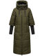 Navahoo Ciao Miau XIV Damen Winterjacke Dark Olive Größe M - Gr. 38