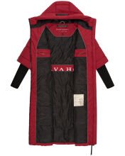 Navahoo Ciao Miau XIV Damen Winterjacke Dark Red Größe XXL - Gr. 44