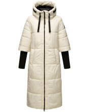Navahoo Ciao Miau XIV Damen Winterjacke Off White Größe XS - Gr. 34