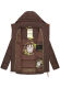Navahoo Wattewölkchen ladies quilted jacket Dark Choco Größe M - Gr. 38