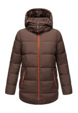 Navahoo Wattewölkchen ladies quilted jacket Dark Choco Größe L - Gr. 40