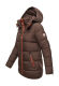 Navahoo Wattewölkchen ladies quilted jacket Dark Choco Größe L - Gr. 40