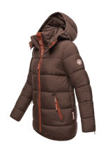 Navahoo Wattewölkchen ladies quilted jacket Dark Choco Größe XL - Gr. 42