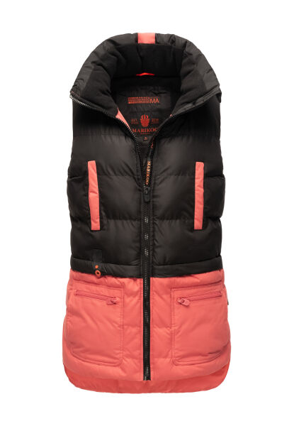 Marikoo Kiraraa Damen Weste B958 Schwarz-Rou Größe M - Gr. 38