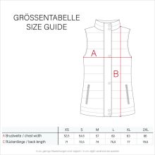 Marikoo Kiraraa Damen Weste B958 Schwarz-Rou Größe L - Gr. 40