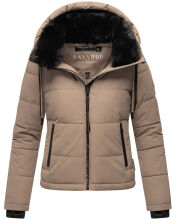 Navahoo Mit Liebe XIV Damen Winter Steppjacke B981 Taupe Grey Größe L - Gr. 40