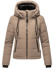 Navahoo Mit Liebe XIV Damen Winter Steppjacke B981 Taupe Grey Größe L - Gr. 40
