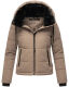 Navahoo Mit Liebe XIV Damen Winter Steppjacke B981 Taupe Grey Größe L - Gr. 40
