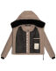 Navahoo Mit Liebe XIV Damen Winter Steppjacke B981 Taupe Grey Größe L - Gr. 40