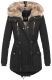 Navahoo Diamond Damen Winterjacke B648a Schwarz Größe XS - Gr. 34