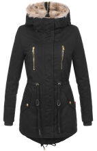 Navahoo Diamond Damen Winterjacke B648a Schwarz Größe S - Gr. 36
