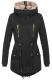 Navahoo Diamond Damen Winterjacke B648a Schwarz Größe S - Gr. 36