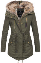 Navahoo Diamond Damen Winterjacke B648a Gruen Größe S - Gr. 36
