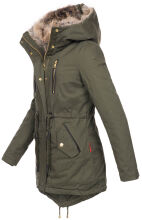 Navahoo Diamond Damen Winterjacke B648a Gruen Größe M - Gr. 38