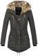 Navahoo Diamond Damen Winterjacke B648a Anthrazit Größe XS - Gr. 34