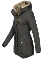 Navahoo Diamond Damen Winterjacke B648a Anthrazit Größe M - Gr. 38