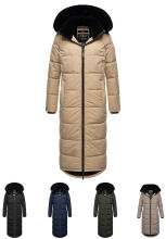 Navahoo Knuddelfee Damen lange Winterjacke