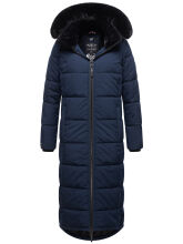Navahoo Knuddelfee Damen Parka  Navy Größe L - Gr. 40