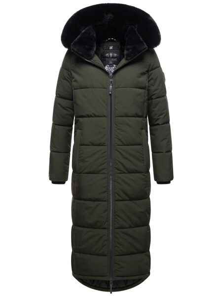 Navahoo Knuddelfee Damen Parka  Olive Größe S - Gr. 36