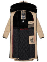 Navahoo Knuddelfee Damen Parka  Beige Größe M - Gr. 38