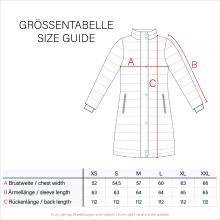Navahoo Knuddelfee Damen Parka  Beige Größe XXL - Gr. 44