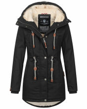 Navahoo Ireliaa Damen Winterjacke Schwarz Größe XS - Gr. 34